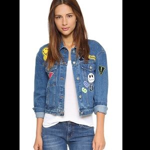 NWT! re:named Patch Denim Jacket